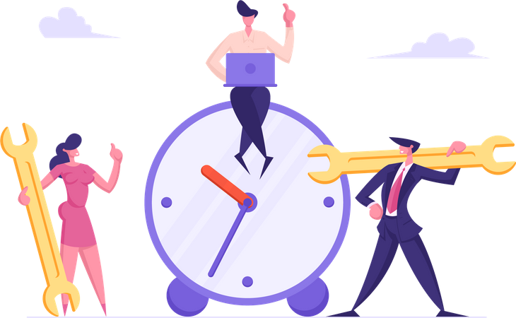 Time Management  イラスト
