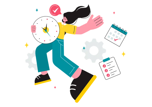 Time Management Strategies  Illustration