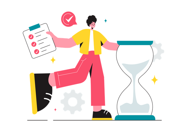 Time Management Techniques  Illustration