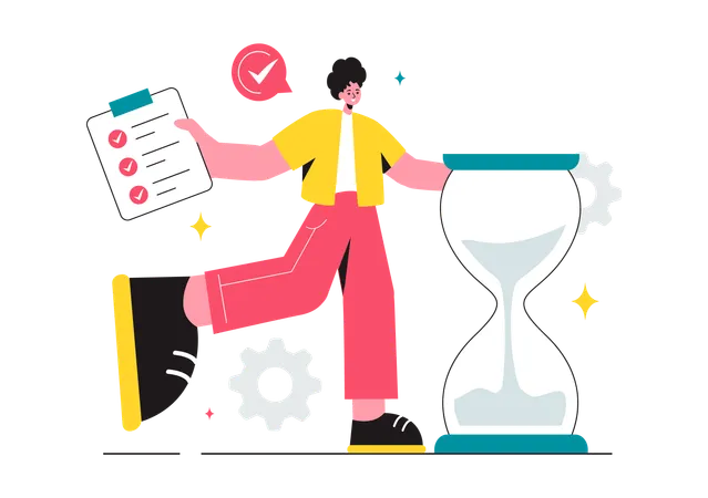 Time Management Techniques  Illustration