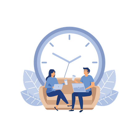 Time planning  Illustration