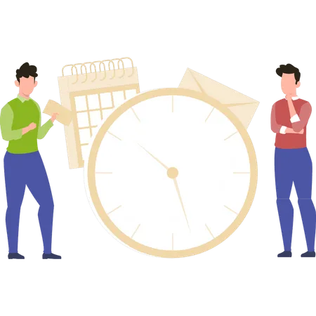 Time schedule  Illustration