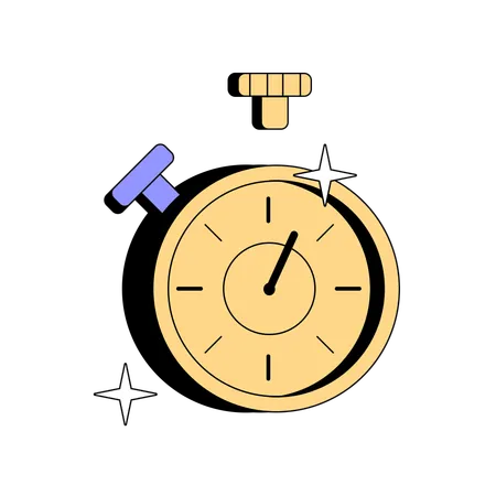 Time Stopwatch  イラスト