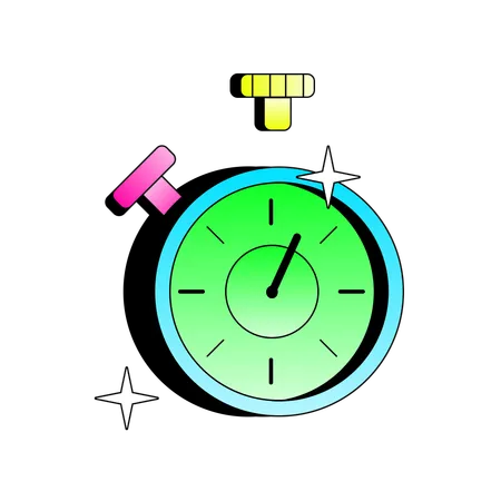 Time Stopwatch  イラスト