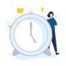 timekeeper illustration svg