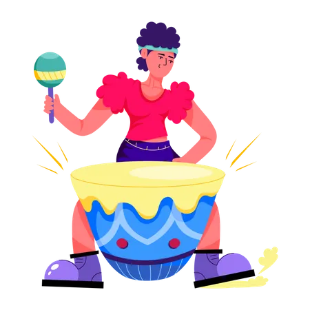 Timpanist  Illustration