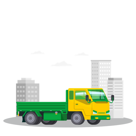 Tipper Truck  Illustration