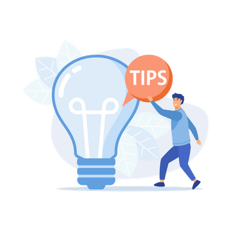 Tips and creative ideas  Illustration