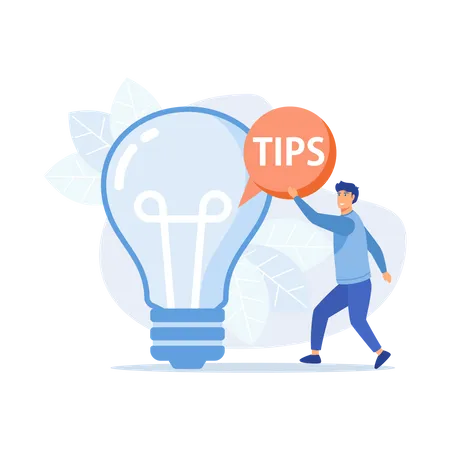 Tips and creative ideas  Illustration