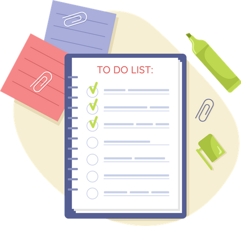 To Do List  Illustration