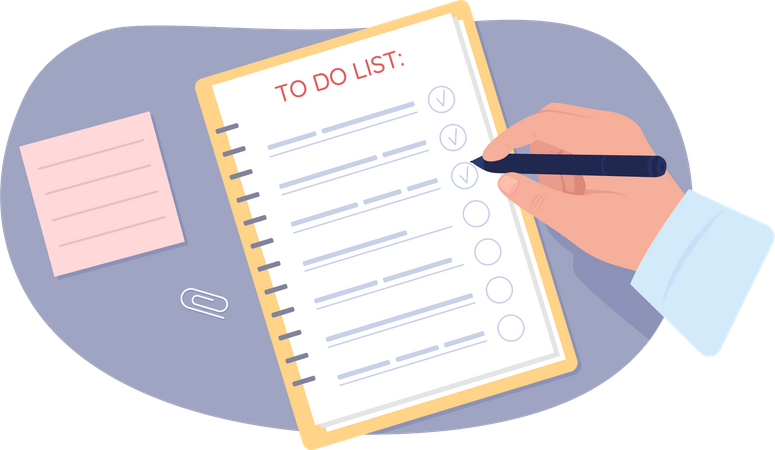 To Do List  Illustration