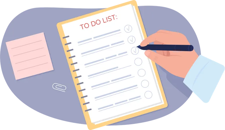 To Do List  Illustration