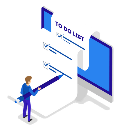 To Do List  Illustration