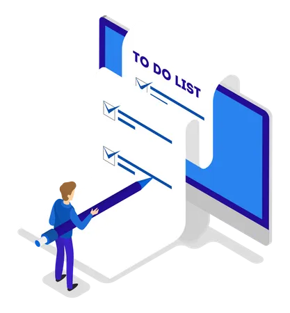 To Do List  Illustration