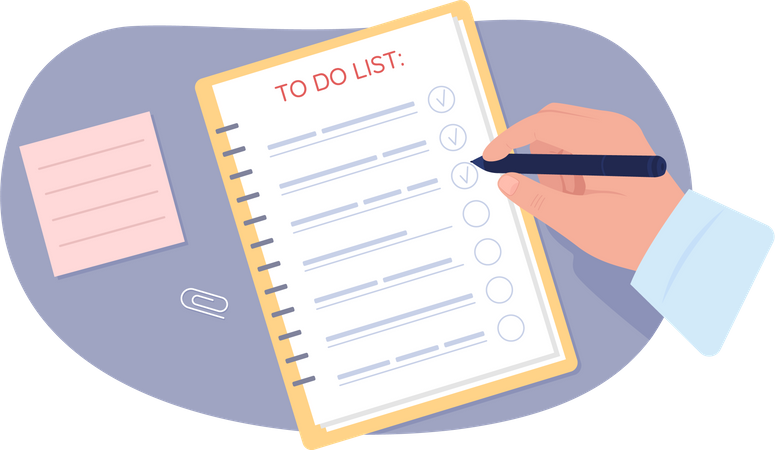 To Do List  Illustration