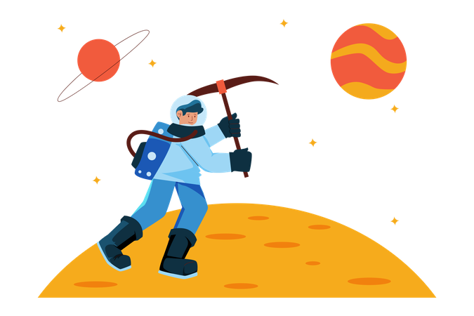 To The Moon Illustration