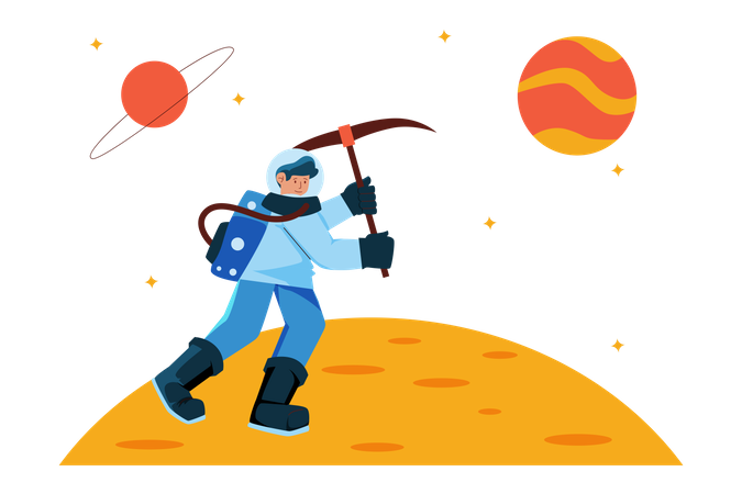 To The Moon  Illustration