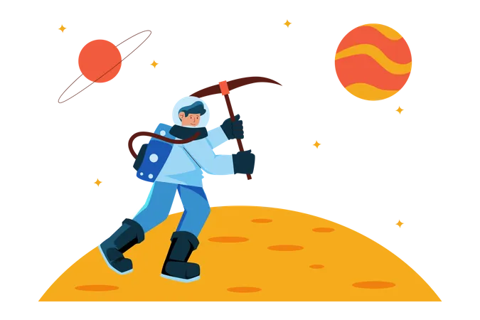 To The Moon  Illustration