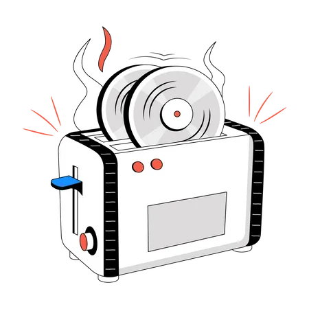 Toaster  Illustration