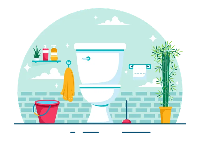 Toilettentag  Illustration