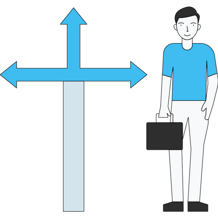 Toma de decisiones de negocios  Ilustración