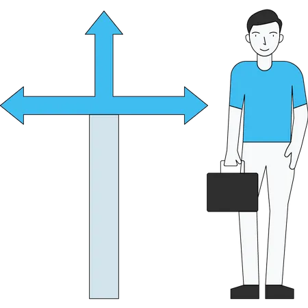 Toma de decisiones de negocios  Ilustración