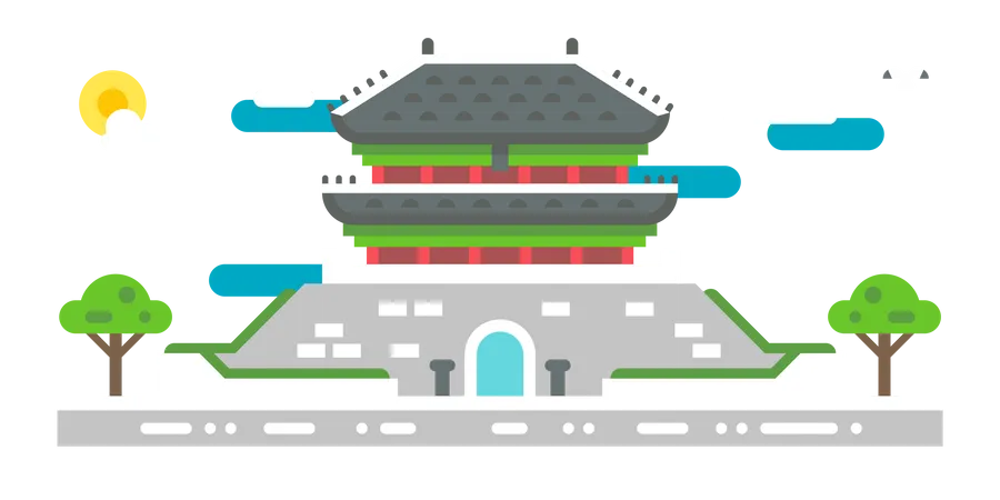 Tongyeong hall  Illustration