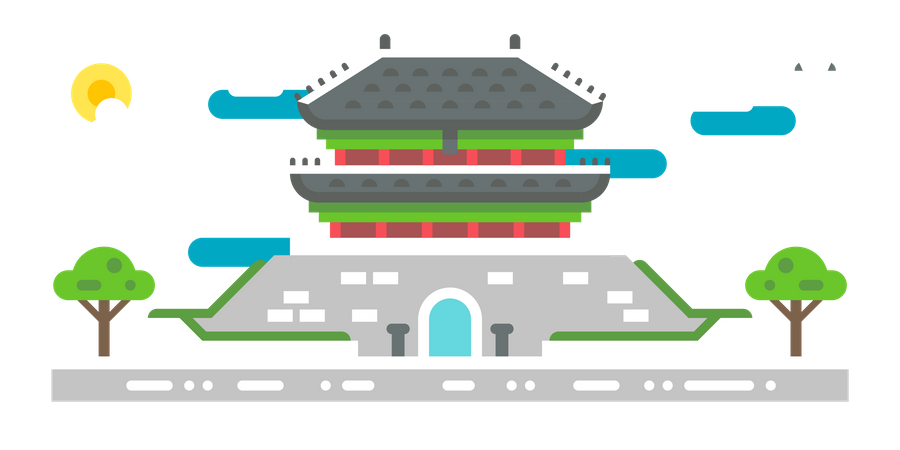 Tongyeong-Halle  Illustration