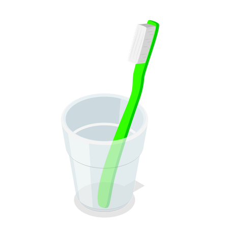 Tooth Cleaning brush  Illustration