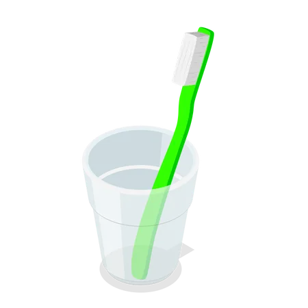 Tooth Cleaning brush  Illustration