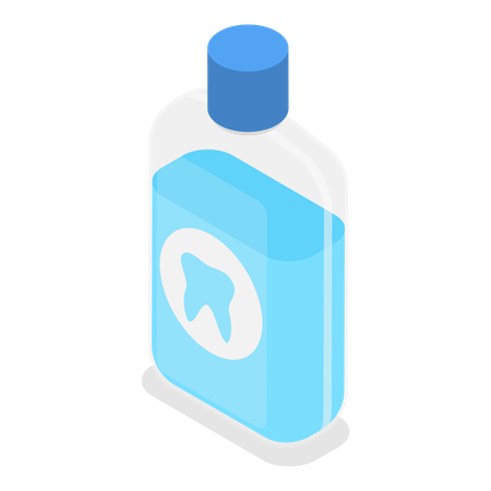 Tooth Cleaning liquid  Illustration