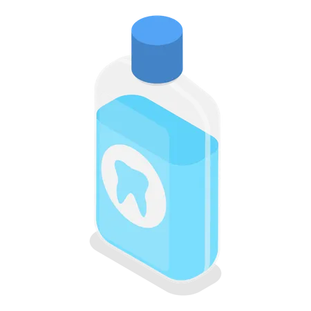 Tooth Cleaning liquid  Illustration