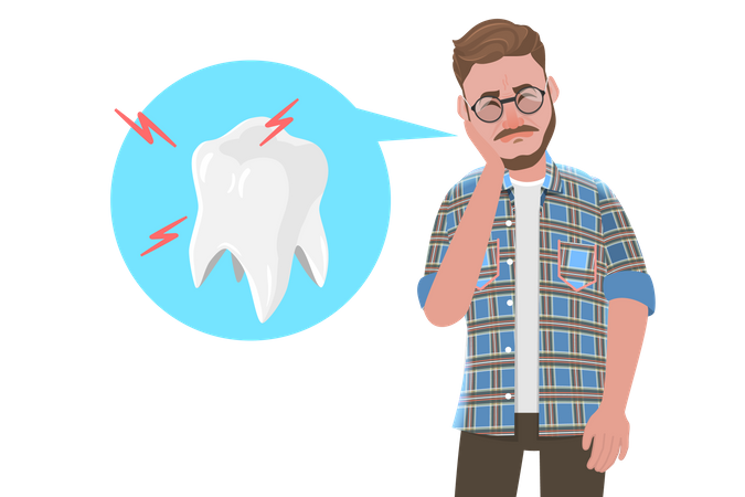 Tooth Pain  Illustration