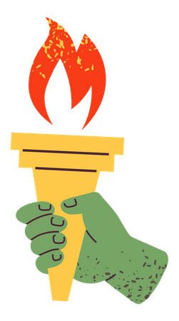 Torche olympique  Illustration