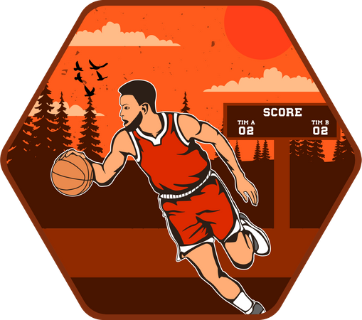 Torneo de baloncesto  Ilustración