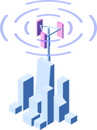 Torre de sinalização  Ilustração