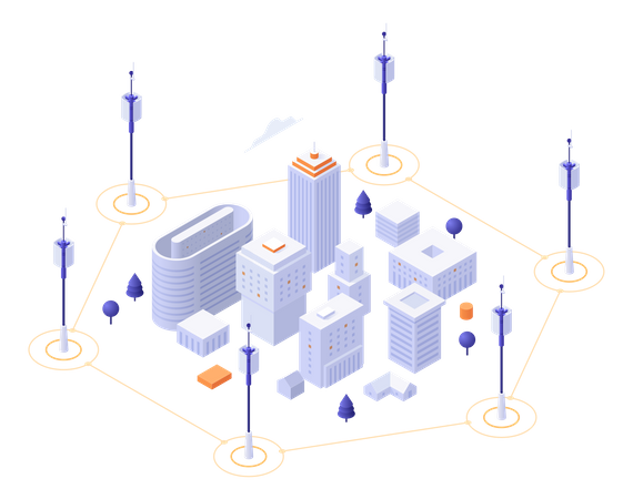 Torre de sinalização  Ilustração