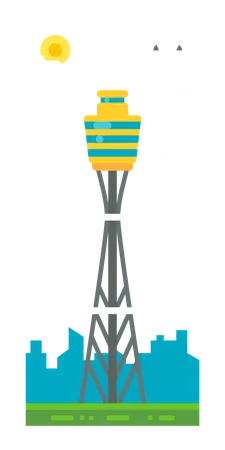 Torre de Sydney  Ilustração
