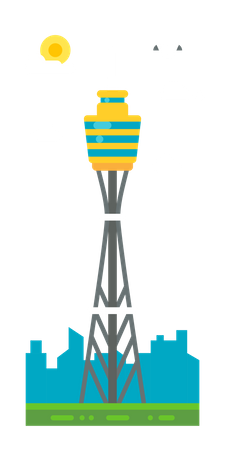 Torre de Sydney  Ilustração