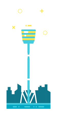 Torre de Sydney  Ilustração