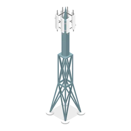 Torre de telecomunicações  Ilustração