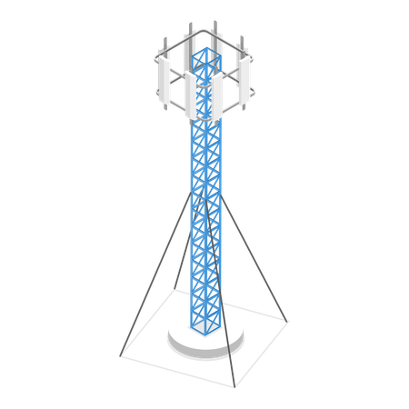 Torre de telecomunicações  Ilustração