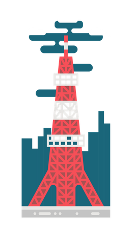 Torre de Tokio  Ilustración