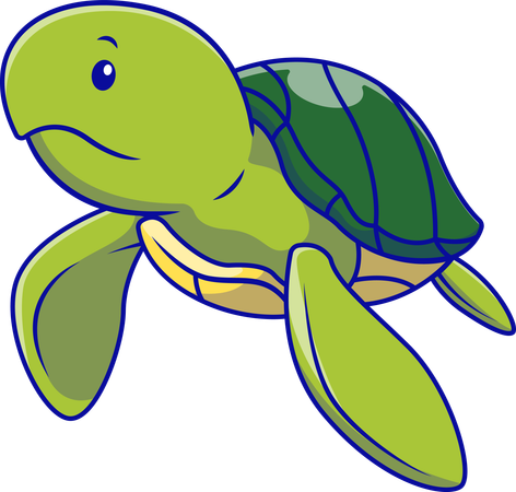 Tortue de mer  Illustration