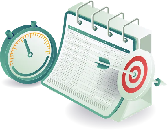 Total analysis of business plan data performance  Illustration