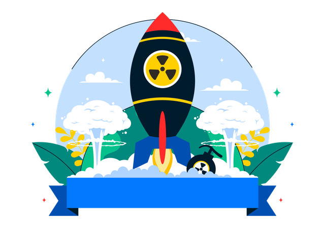 Total Elimination of Nuclear Weapon  Illustration