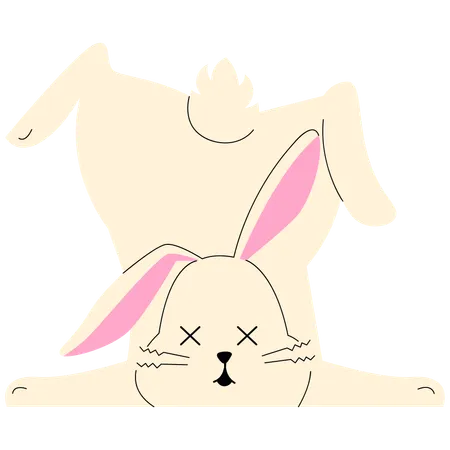 Toter Hase  Illustration