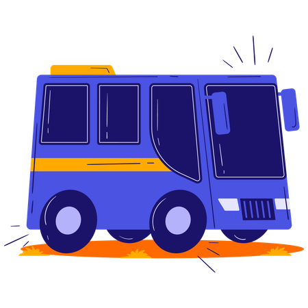 Tour Bus  Illustration