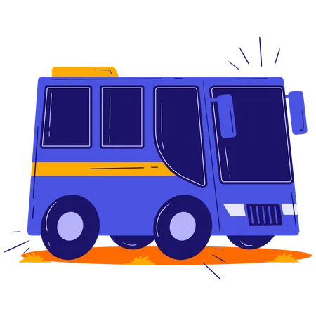 Tour Bus  Illustration