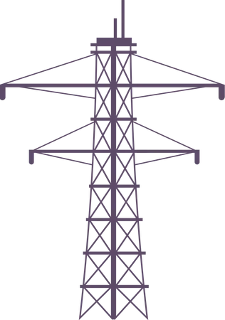 Tour électrique  Illustration